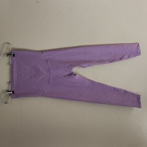 Spacedye Love The Bump Capri Maternity Legging Purple Size M